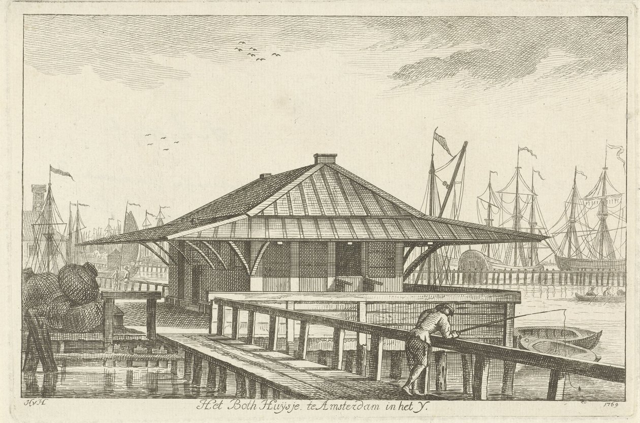 Bothaus in Amsterdam im IJ von Hendrik van Hilten