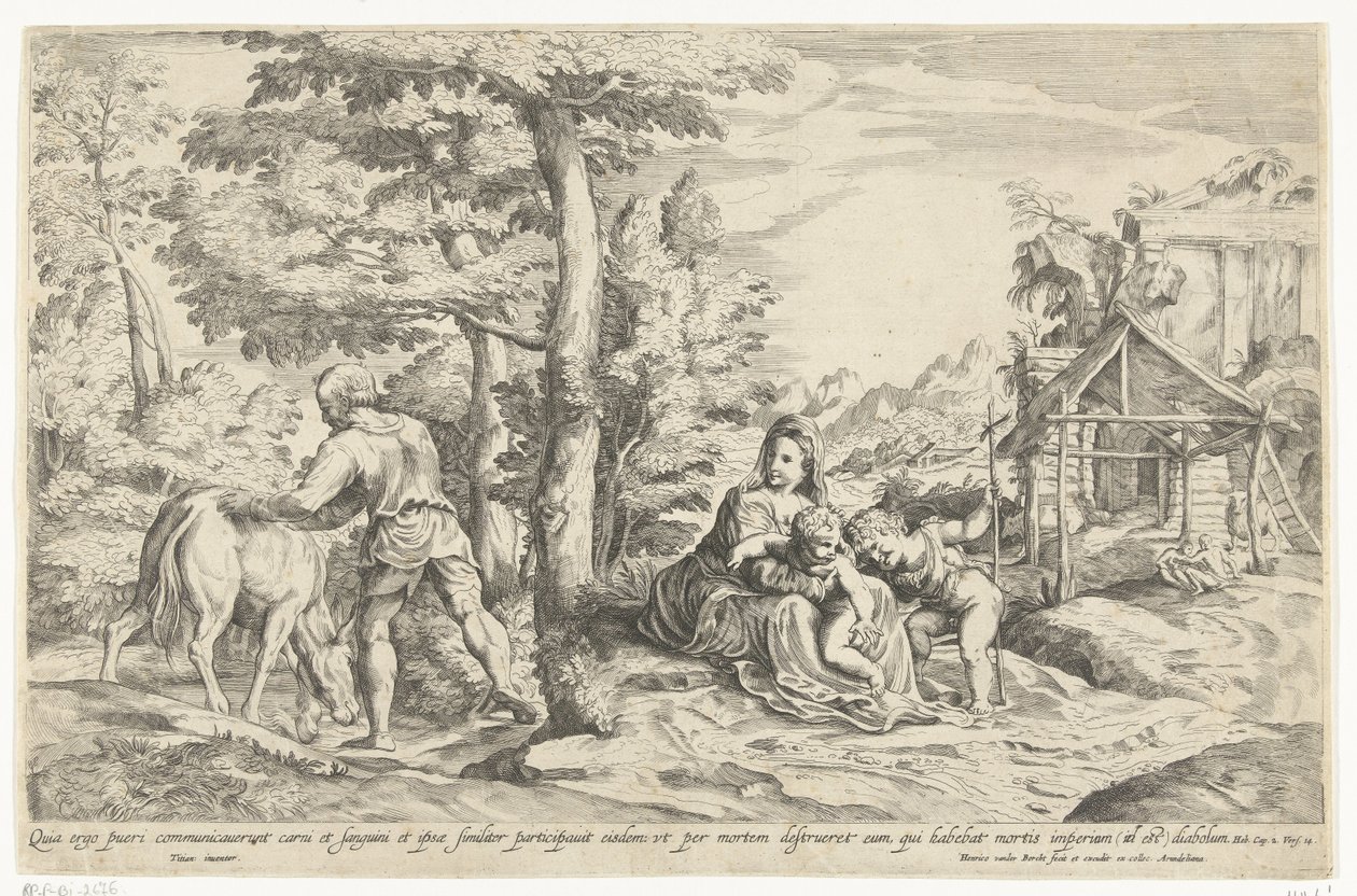 Rückkehr aus Ägypten von Hendrik van der Borcht (II)