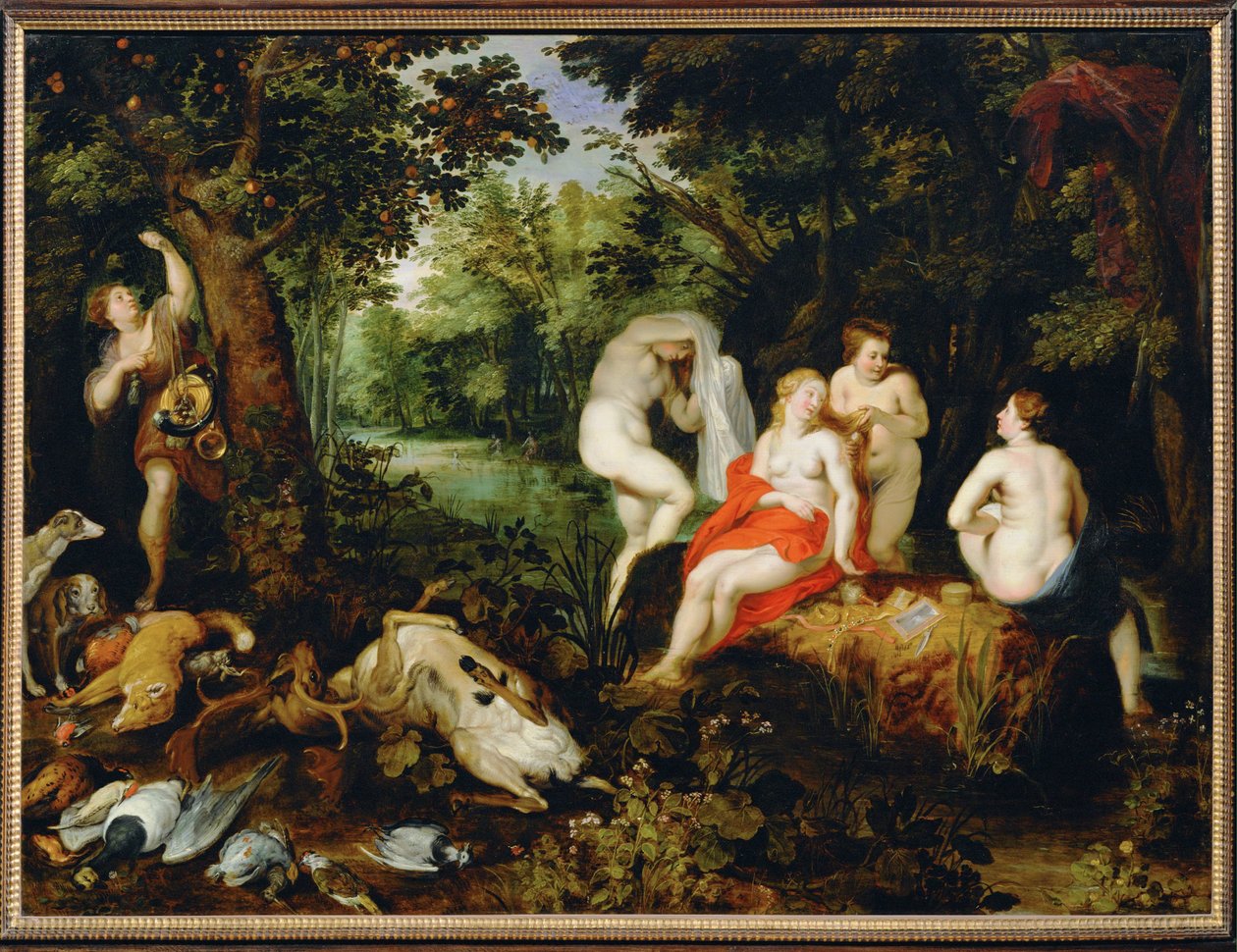 Diana, ruht nach der Jagd von Hendrik van the Elder Balen