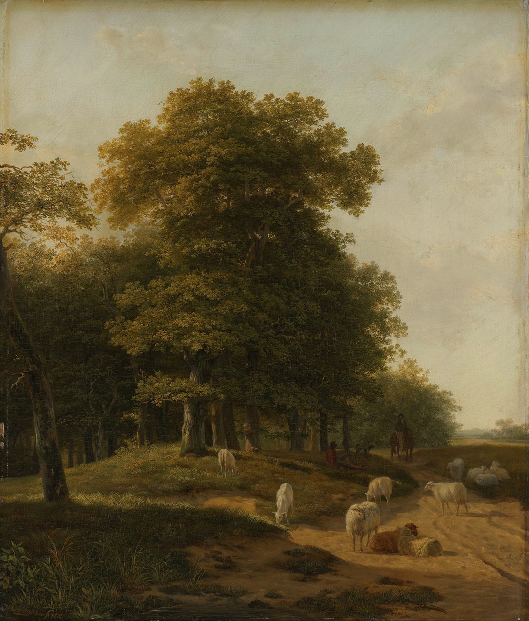 Gelder Landschaft von Hendrikus van de Sande Bakhuyzen