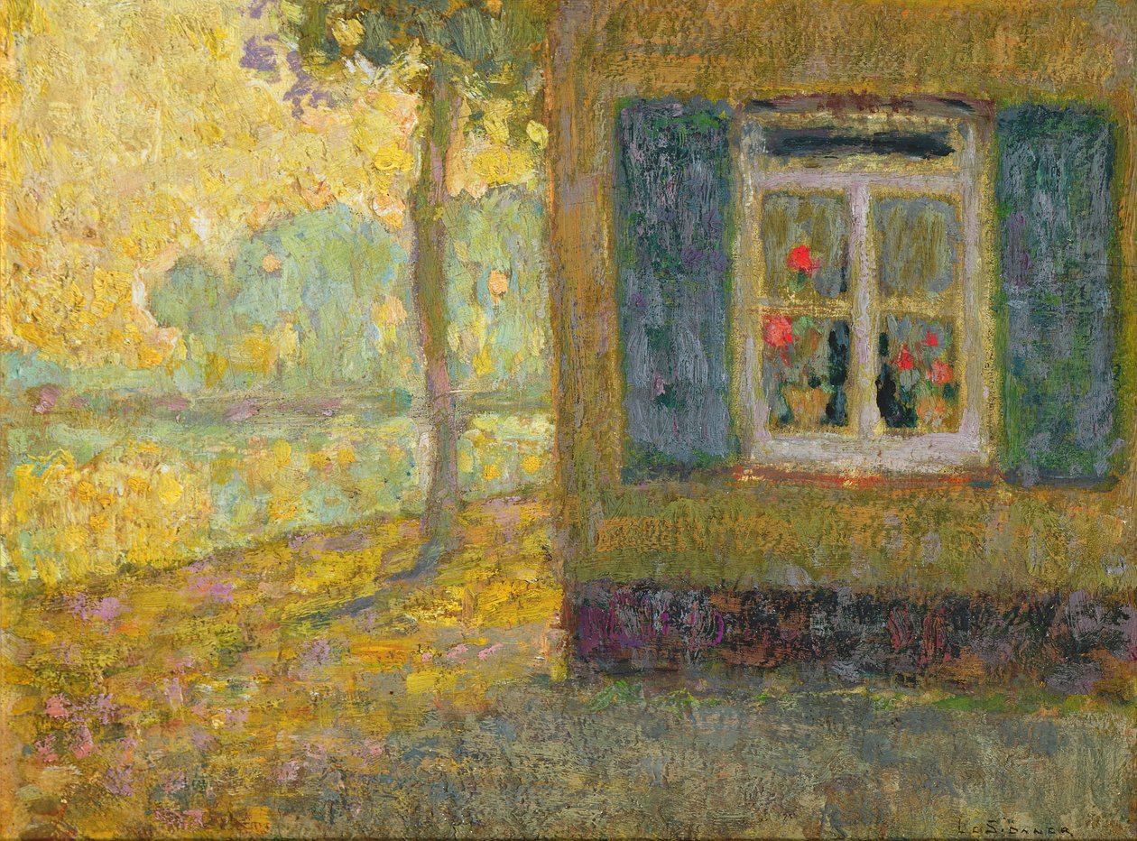 Der Kanalweg, Gravelines von Henri Eugene Augustin Le Sidaner