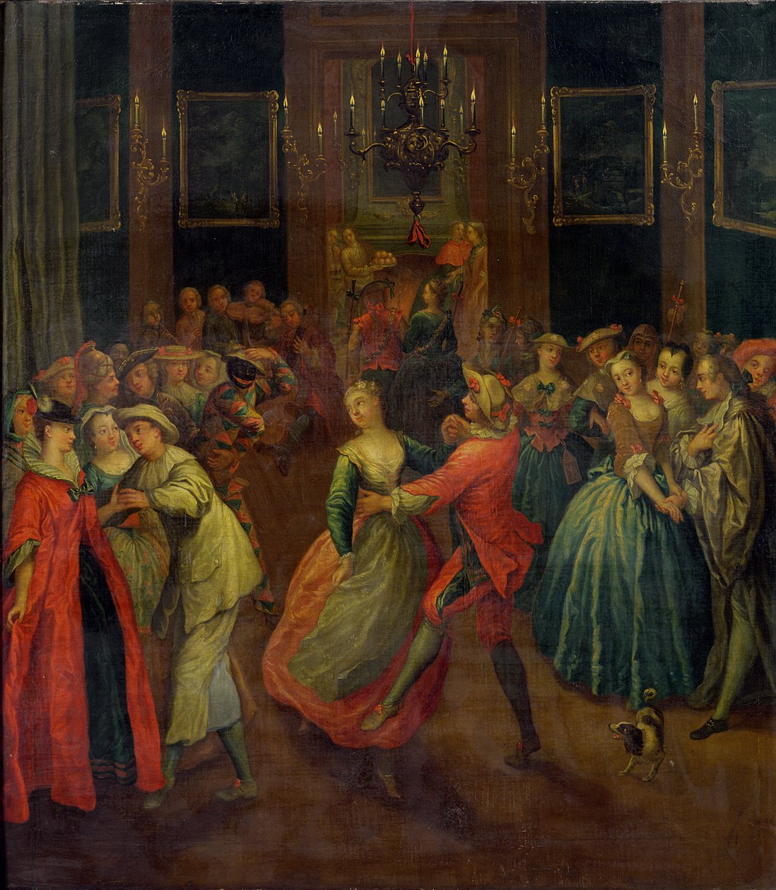 Der Kostümball von Henri Joseph Van Blarenberghe
