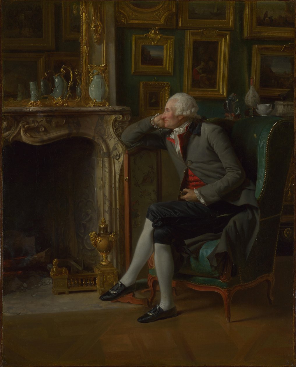 Der Baron de Besenval in seinem Salon de Compagnie von Henri-Pierre Danloux