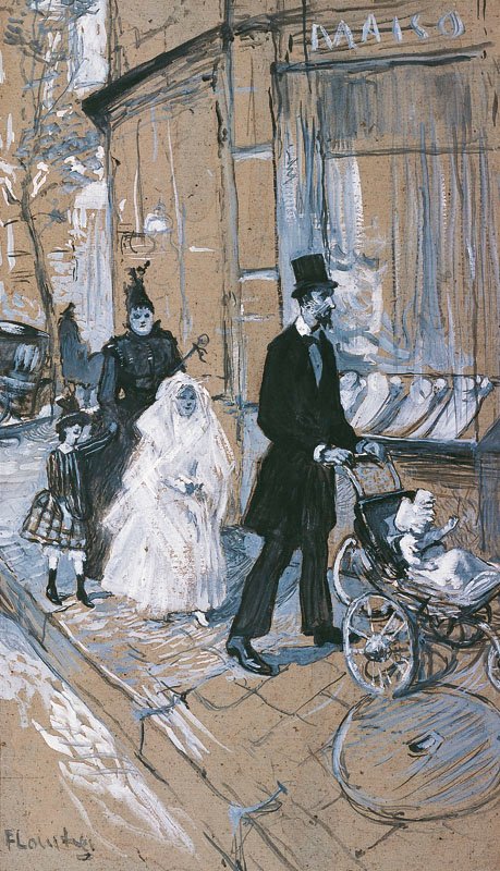 Die erste Kommunion von Henri de Toulouse Lautrec