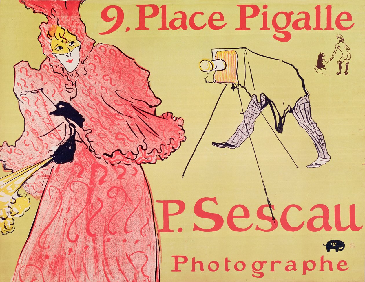 P. Sescau Fotograf (Plakat), 1894 von Henri de Toulouse Lautrec