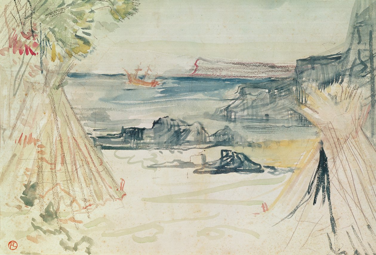 Paul und Virginie, 1896 von Henri de Toulouse Lautrec