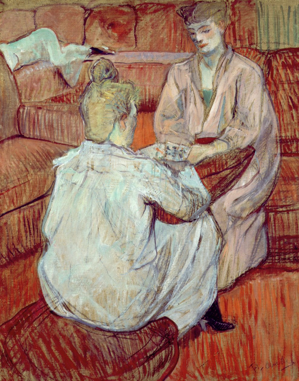 Das Kartenspiel, 1893 von Henri de Toulouse Lautrec