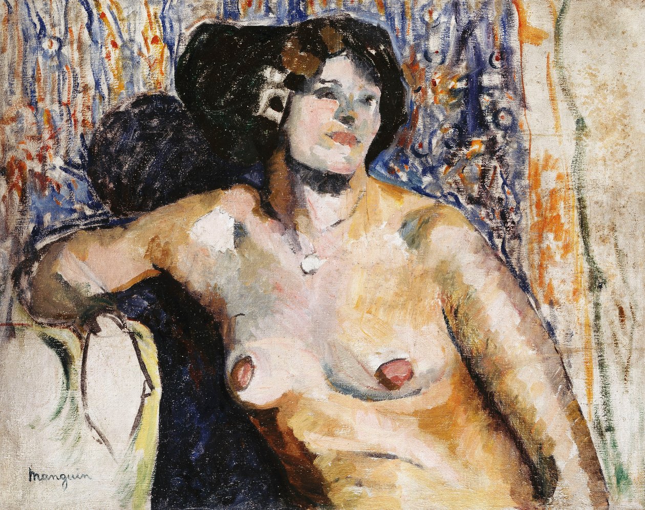 Sitzender Akt von Henri Charles Manguin
