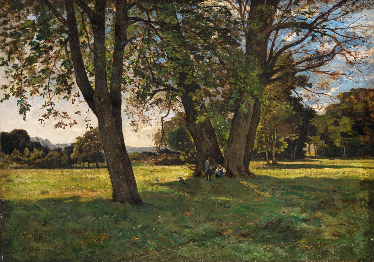 Eine ländliche Szene von Henri-Joseph Harpignies
