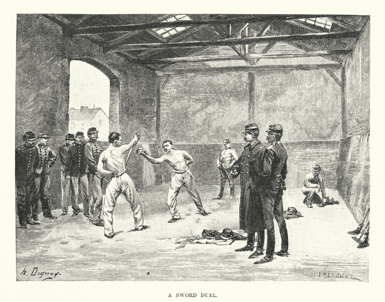 Ein Schwertduell von Henri-Louis Dupray