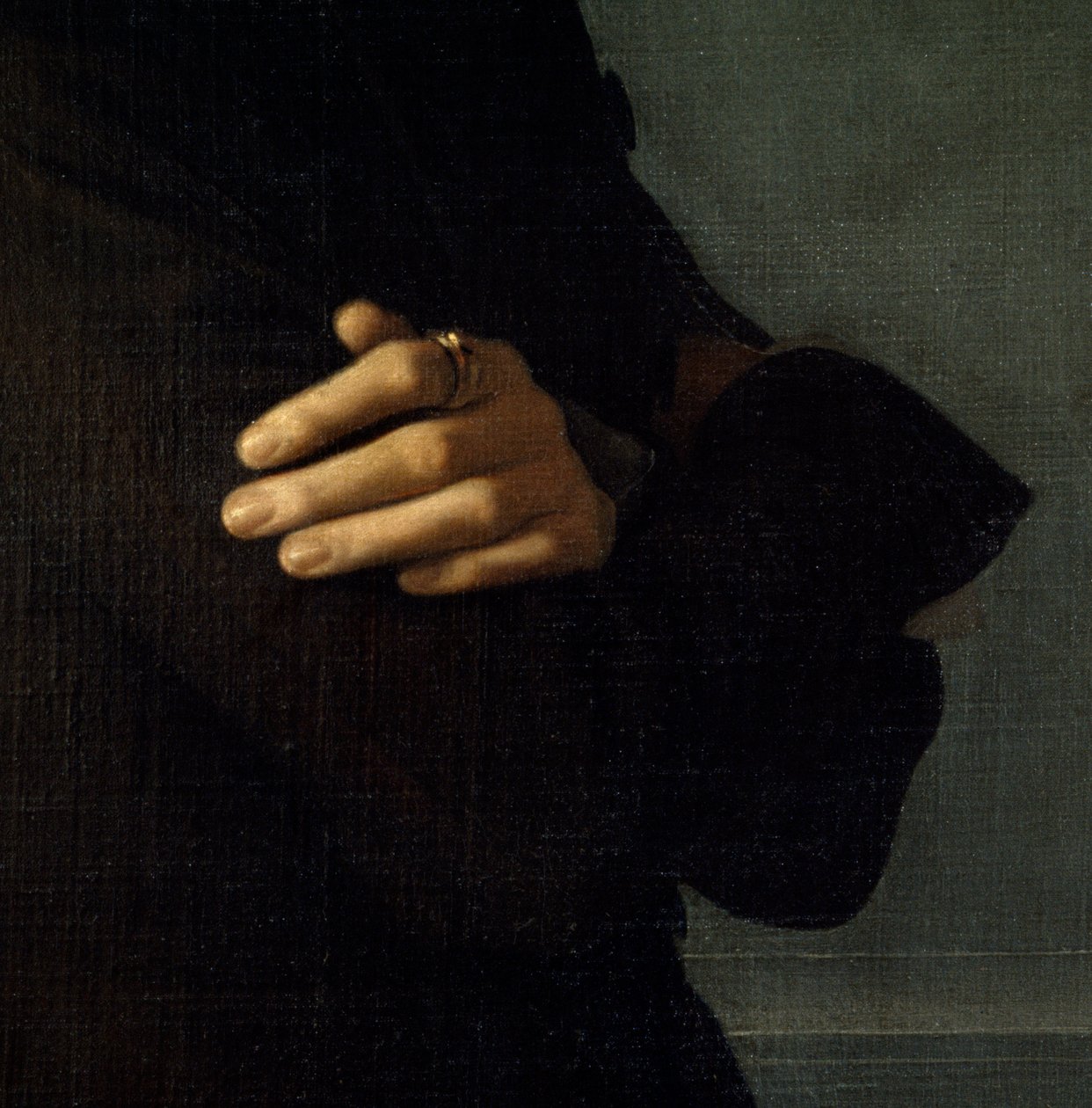 Porträt von Franz Liszt (1811-1886), ungarischer Komponist und Pianist (1839). Detail der Hände. Gemälde von Henri Lehmann (Karl Ernest (Ernst) Rudolf Heinrich Salem dit) (1814-1882). Paris, Musée Carnavalet von Henri Lehmann
