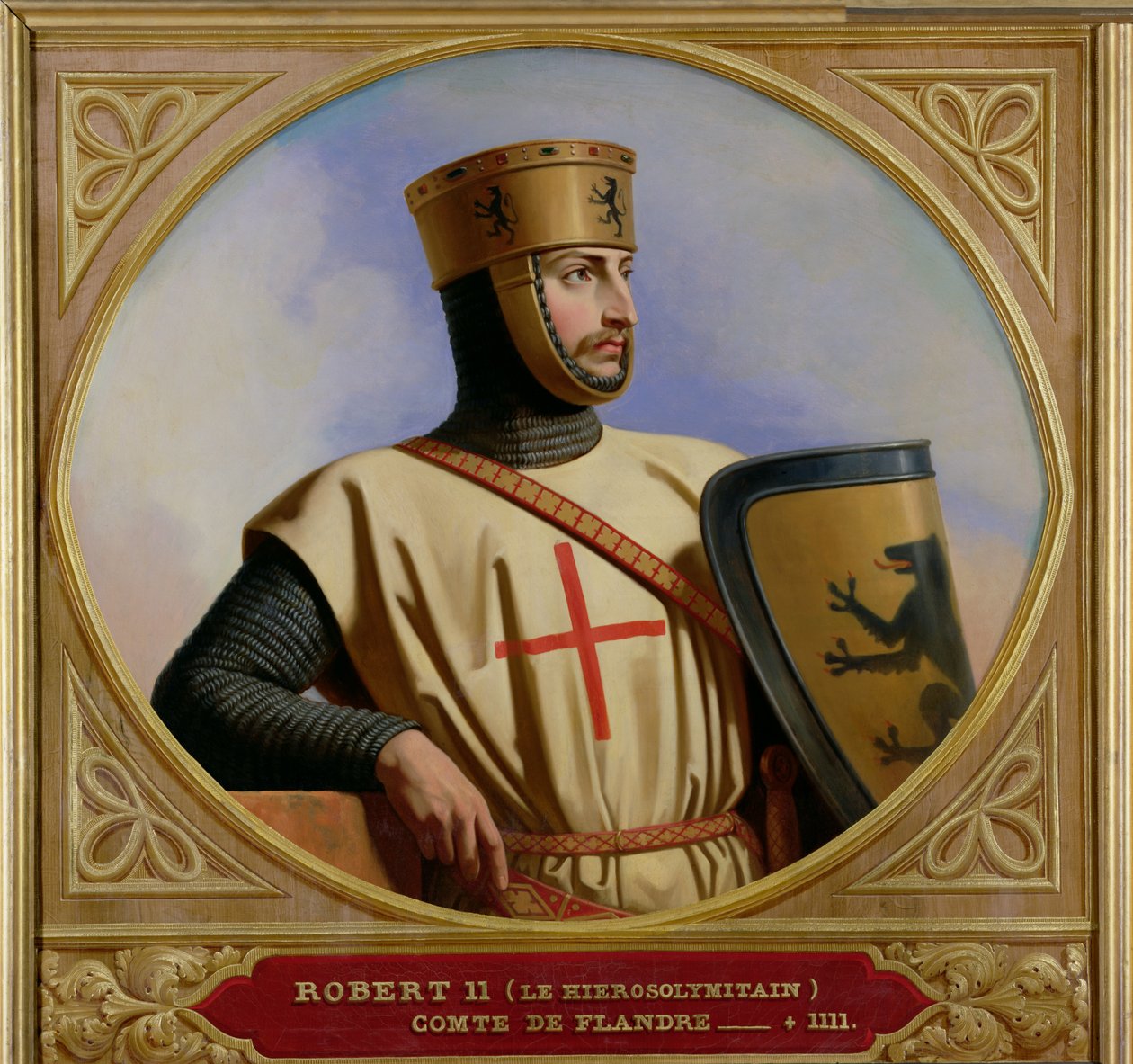Robert II le Hierosolymitain, Graf von Flandern (gest. 1111) 1843 von Henri Decaisne