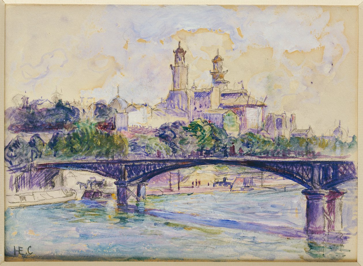 Die Seine vor dem Trocadero von Henri Edmond Cross