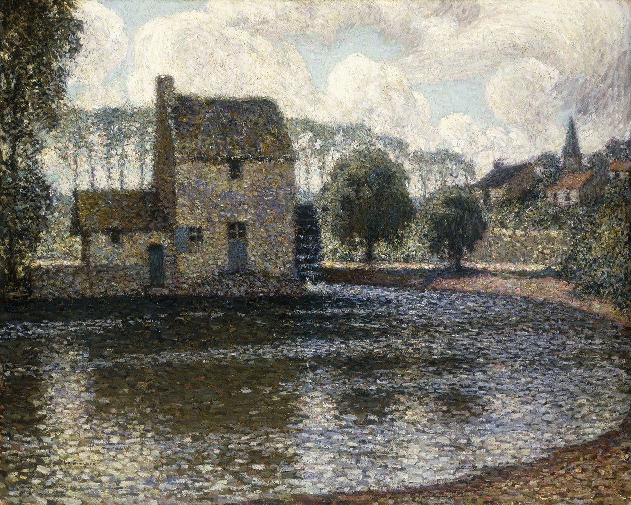 Die graue Windmühle von Henri Eugene Augustin Le Sidaner
