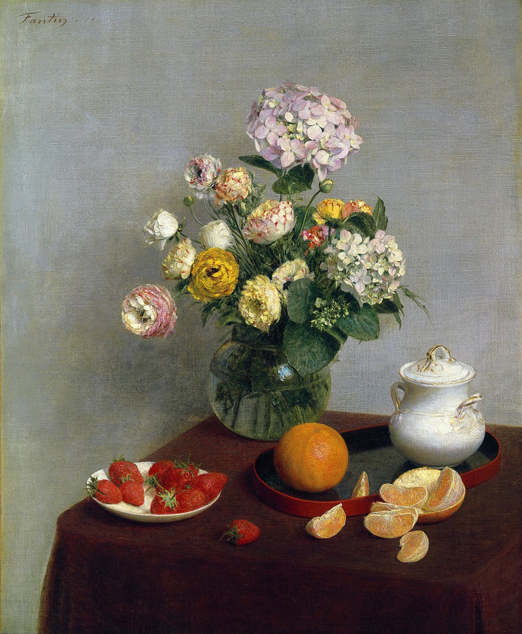 Blumen und Früchte von Henri Fantin-Latour