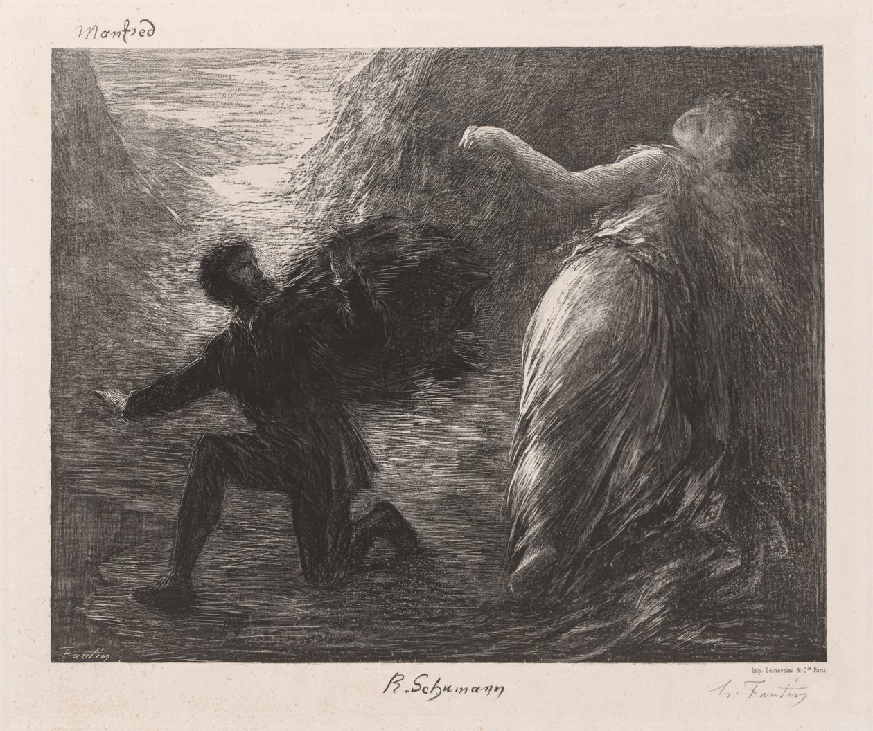 Manfred und Astarté von Henri Fantin-Latour