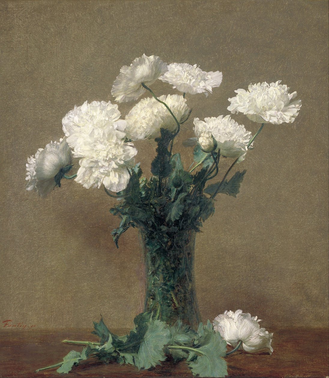 Mohnblumen von Henri Fantin-Latour