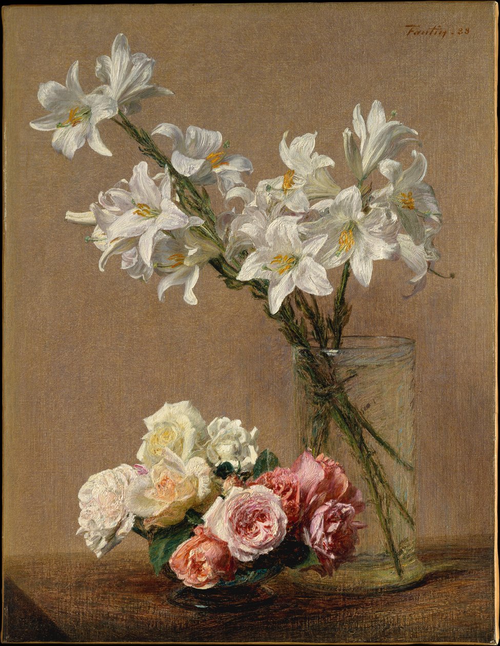 Rosen und Lilien von Henri Fantin-Latour