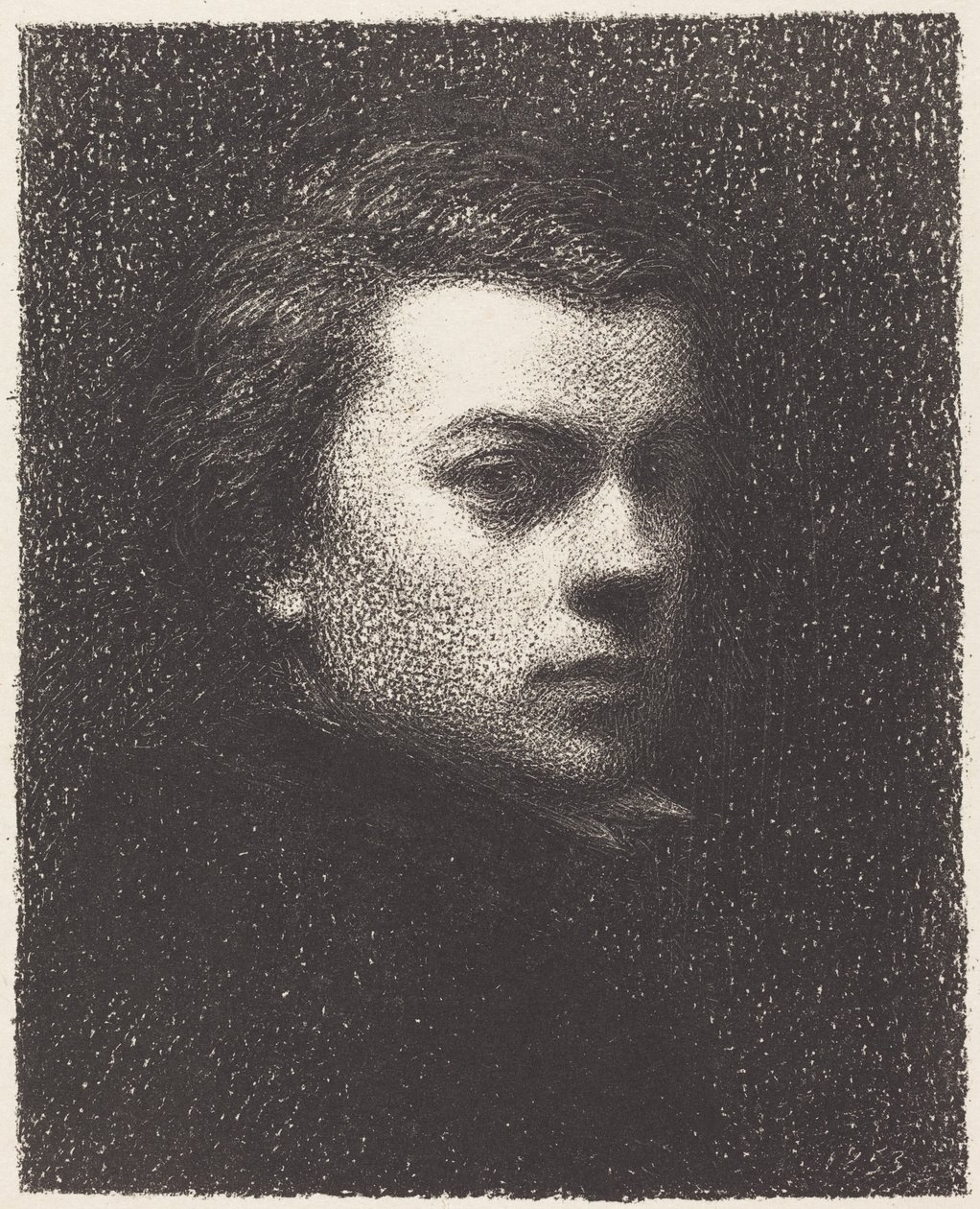 Selbstporträt mit siebzehn von Henri Fantin-Latour