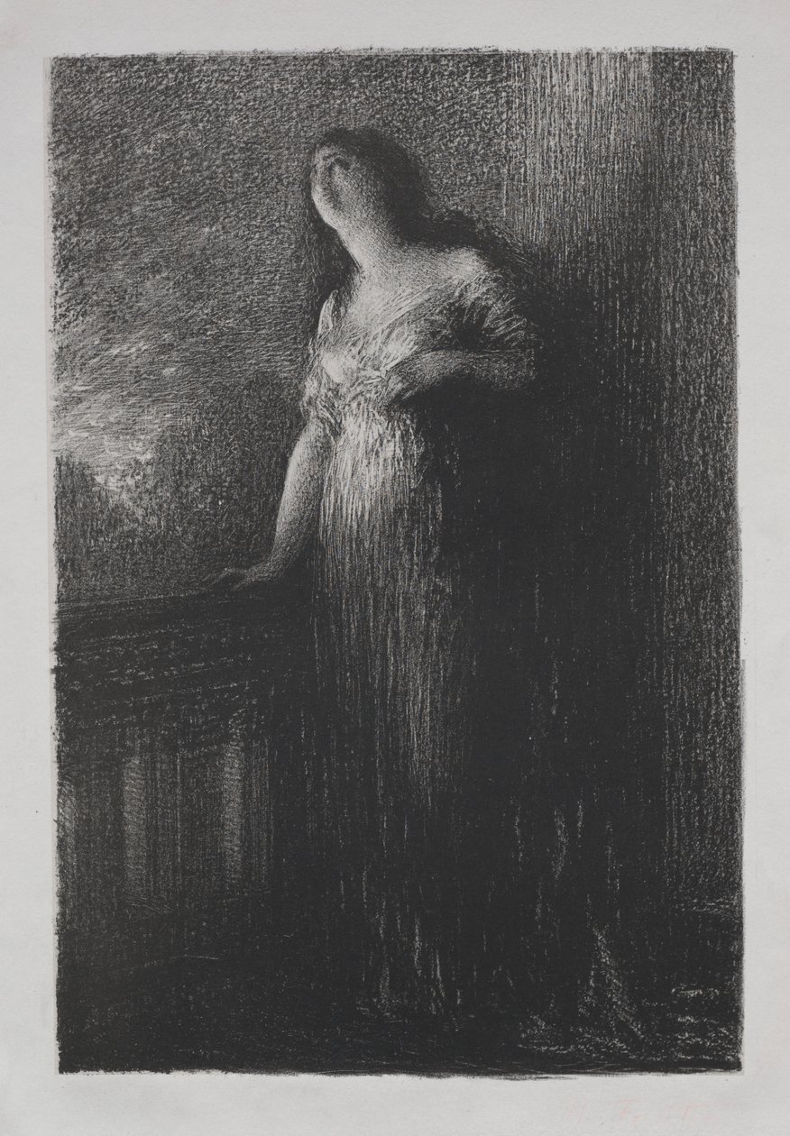 Vertrauen in die Nacht von Ignace Henri Jean Fantin Latour
