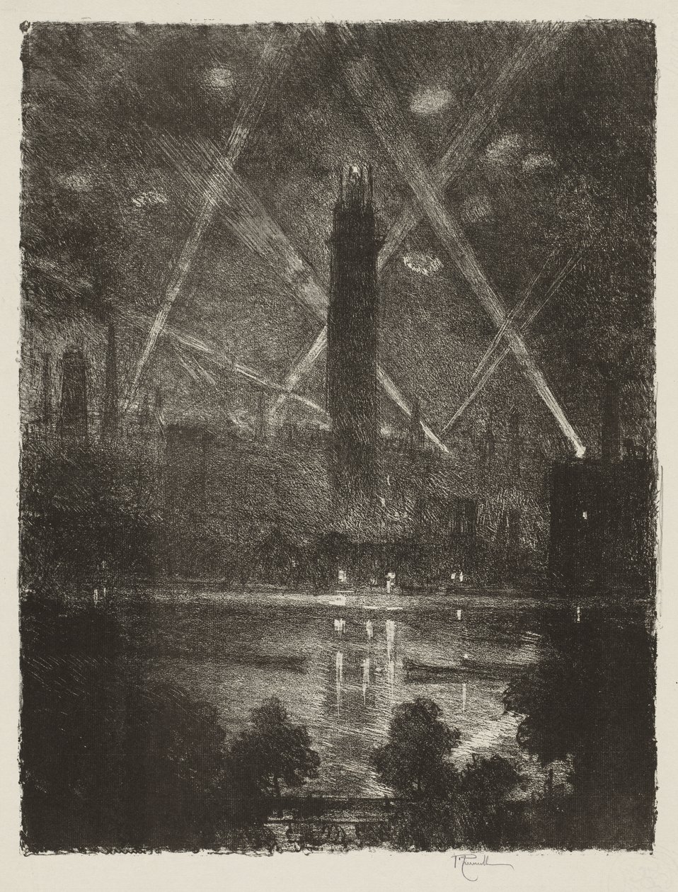 Englische Kriegsarbeit: Schuss von Ignace Henri Jean Fantin Latour