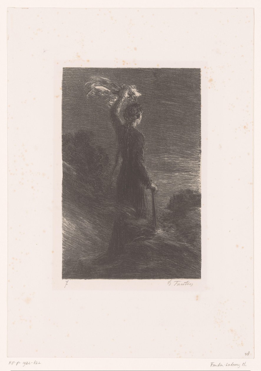 Isolde gibt Tristan das vereinbarte Signal von Ignace Henri Jean Fantin Latour
