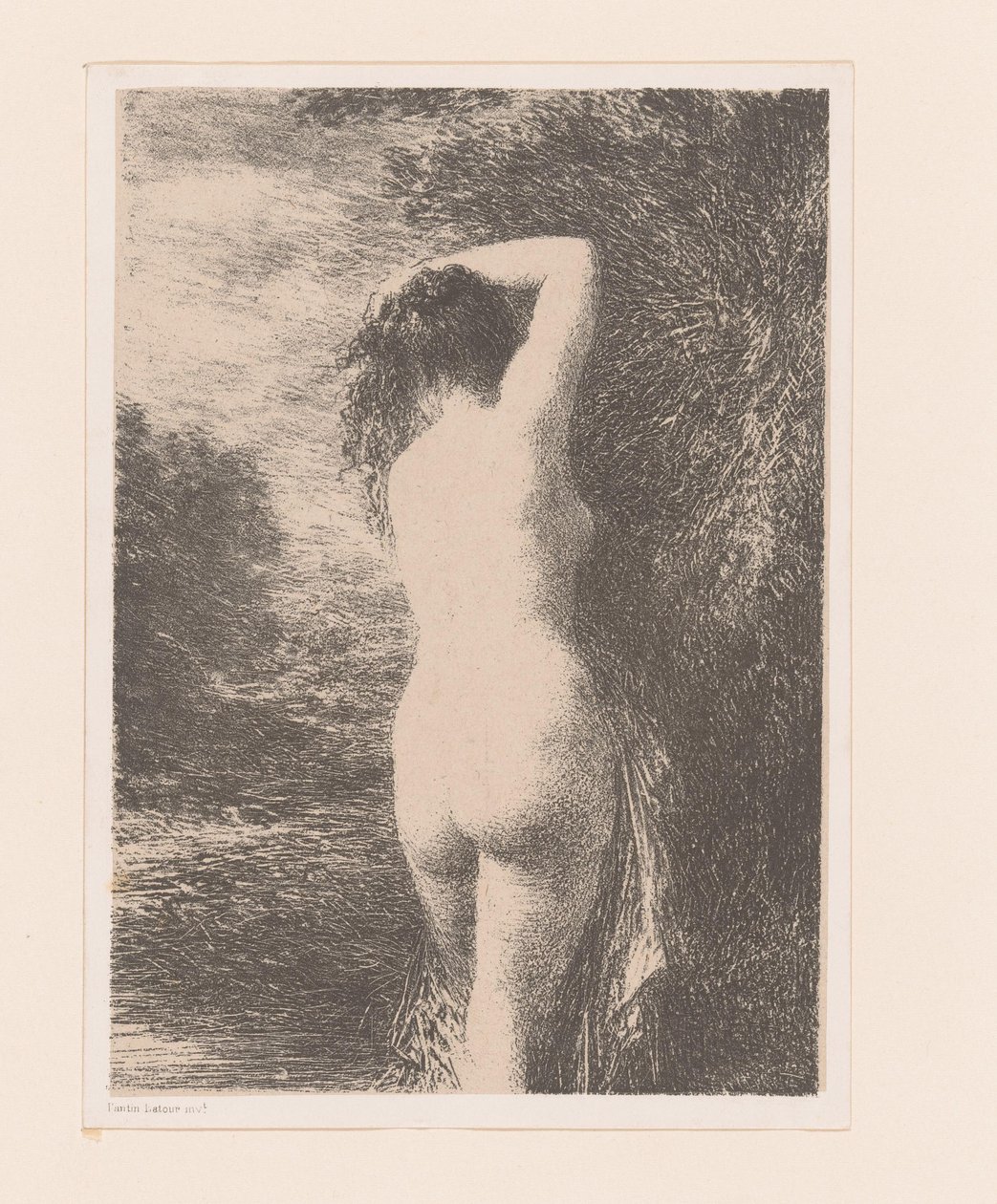 Stehende Badende von Ignace Henri Jean Fantin-Latour