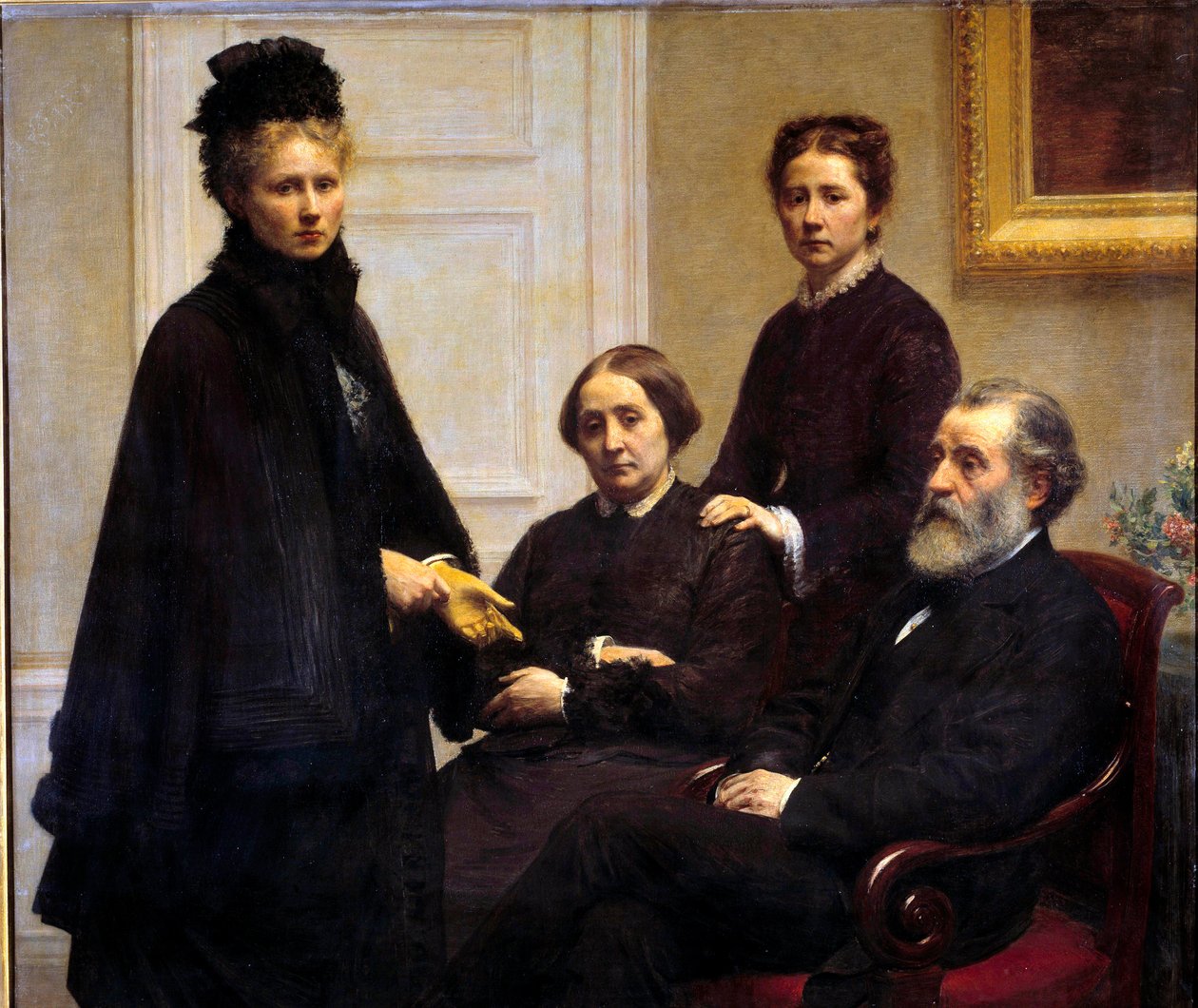 Die Familie Dubourg von Ignace Henri Jean Fantin Latour