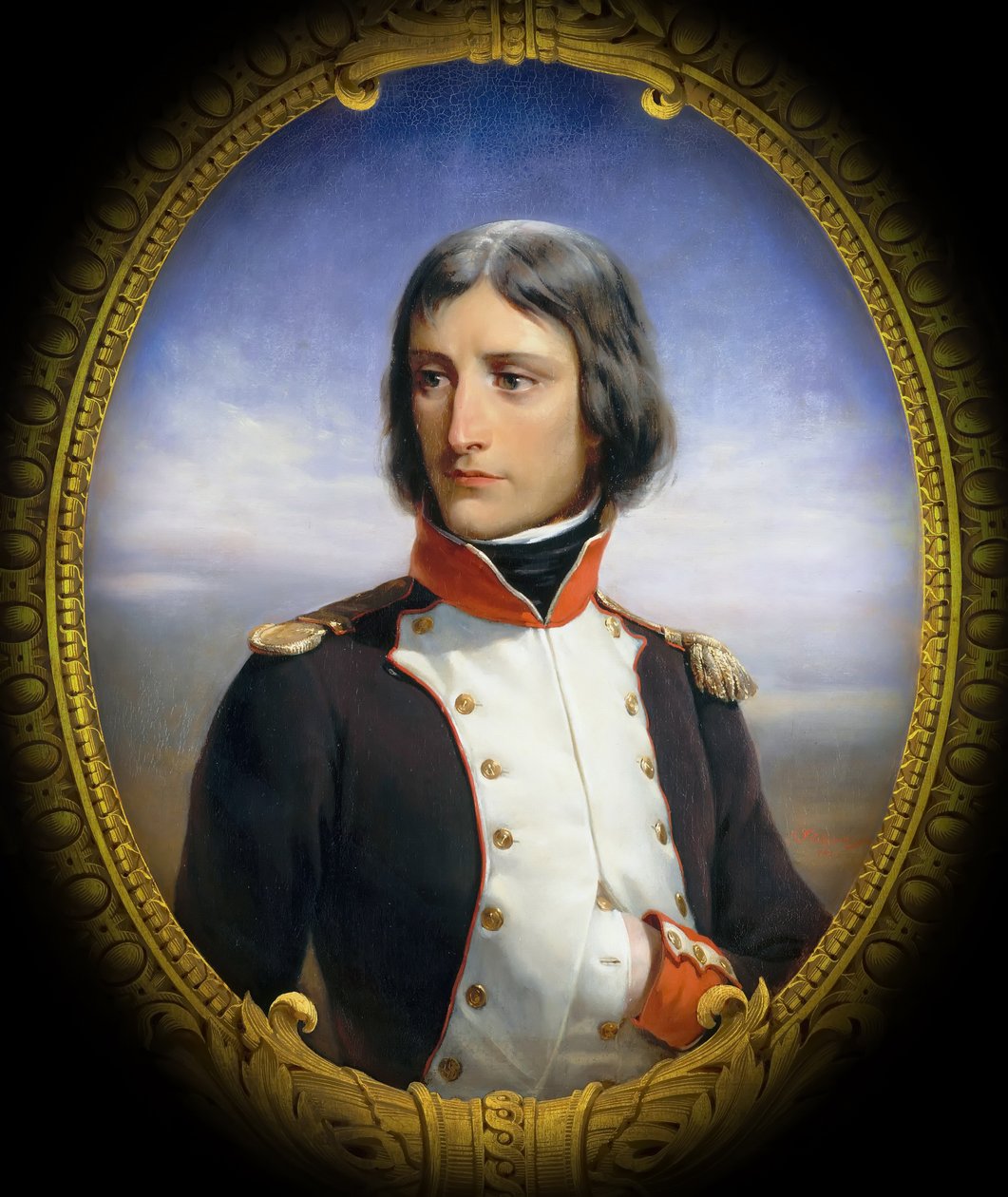 Napoleon Bonaparte als Oberstleutnant des 1. Bataillons der korsischen republikanischen Freiwilligen von Henri Felix Emmanuel Philippoteaux