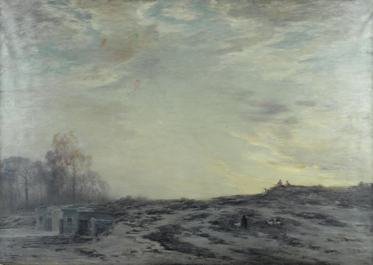 Die Vororte von Paris in der Nähe der Befestigungen, ca. 1923 von Henri Foreau