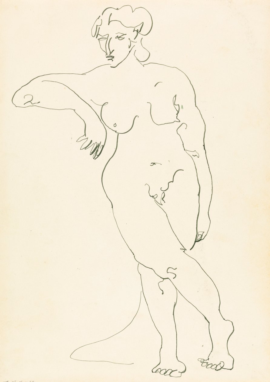 Stehende weibliche Figur von Henri Gaudier Brzeska