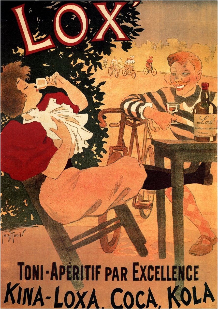 Lox Toni-Aperitif par Excellence. Kina-Loxa, Coca, Kola, 1895 von Henri Georges Meunier