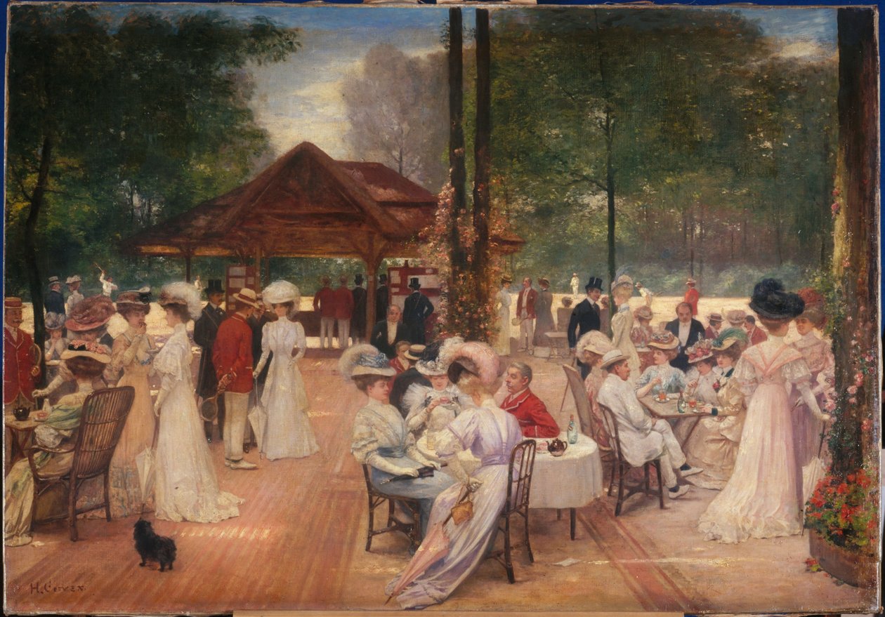 Der Kreis der Île de Puteaux, um 1907 von Henri Gervex