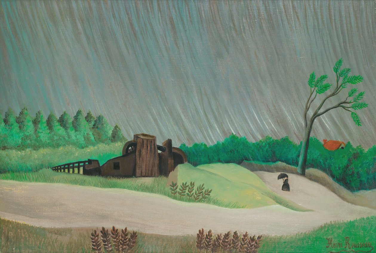 Ein regnerischer Morgen von Henri Rousseau