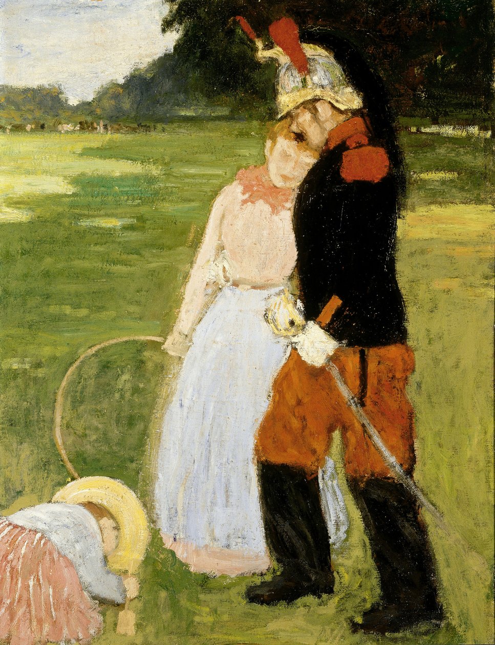 Sonntag im Bois de Boulogne von Henri Jacques Edouard Evenepoel
