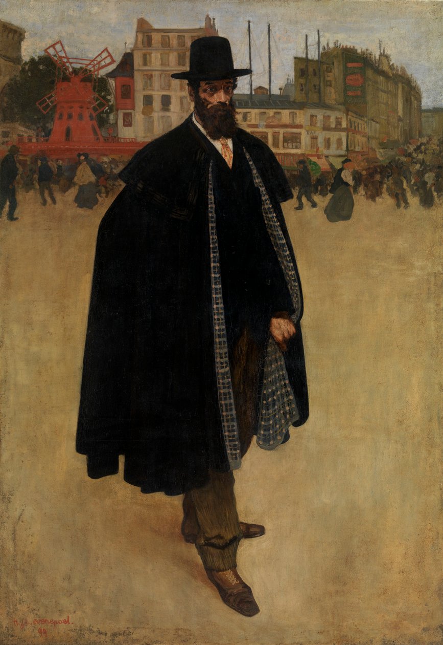 Der Spanier in Paris (Porträt des Künstlers Francisco Iturrino) von Henri Jacques Edouard Evenepoel