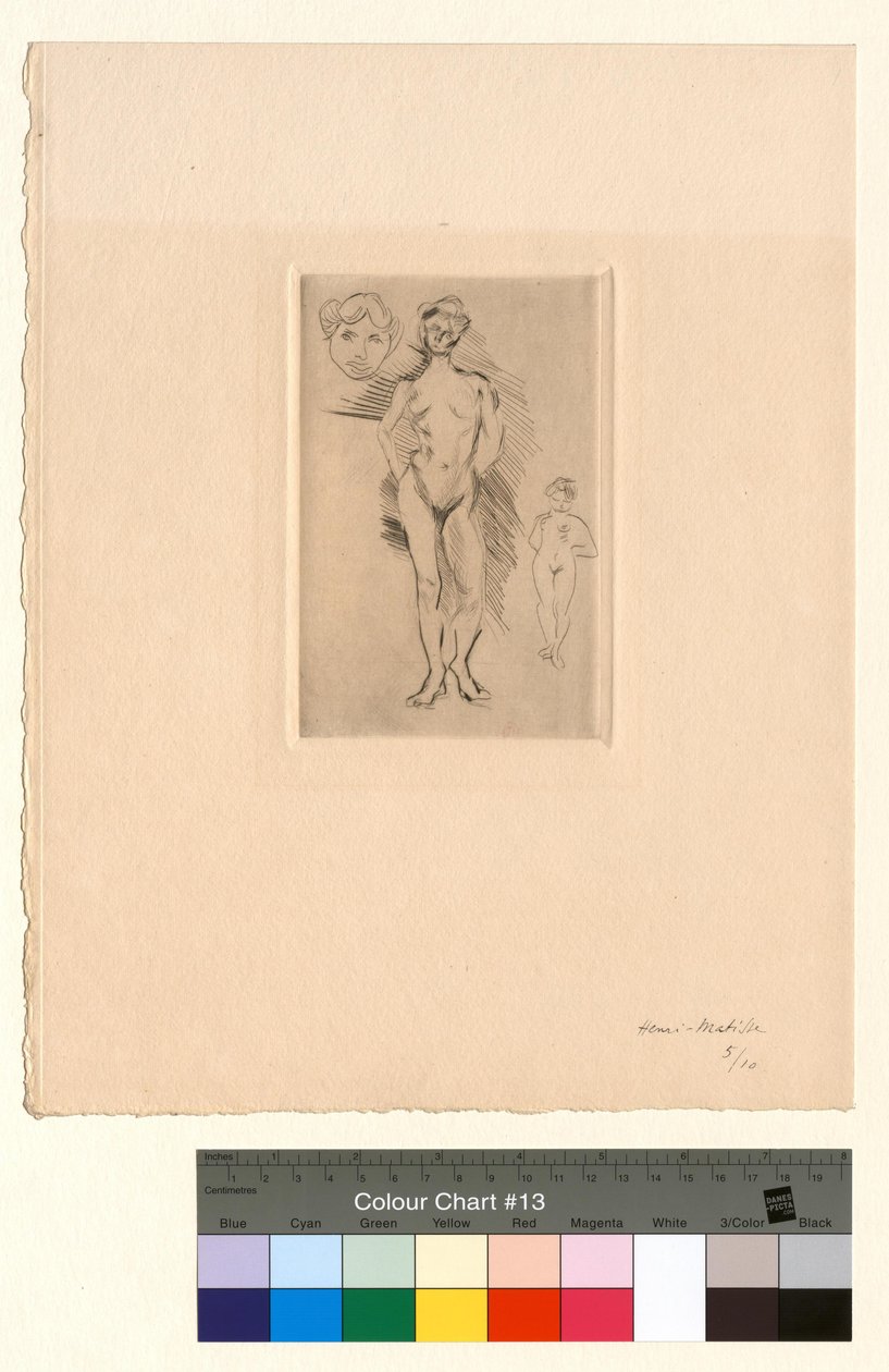 Zwei Akte, ein Kopf von Henri Matisse