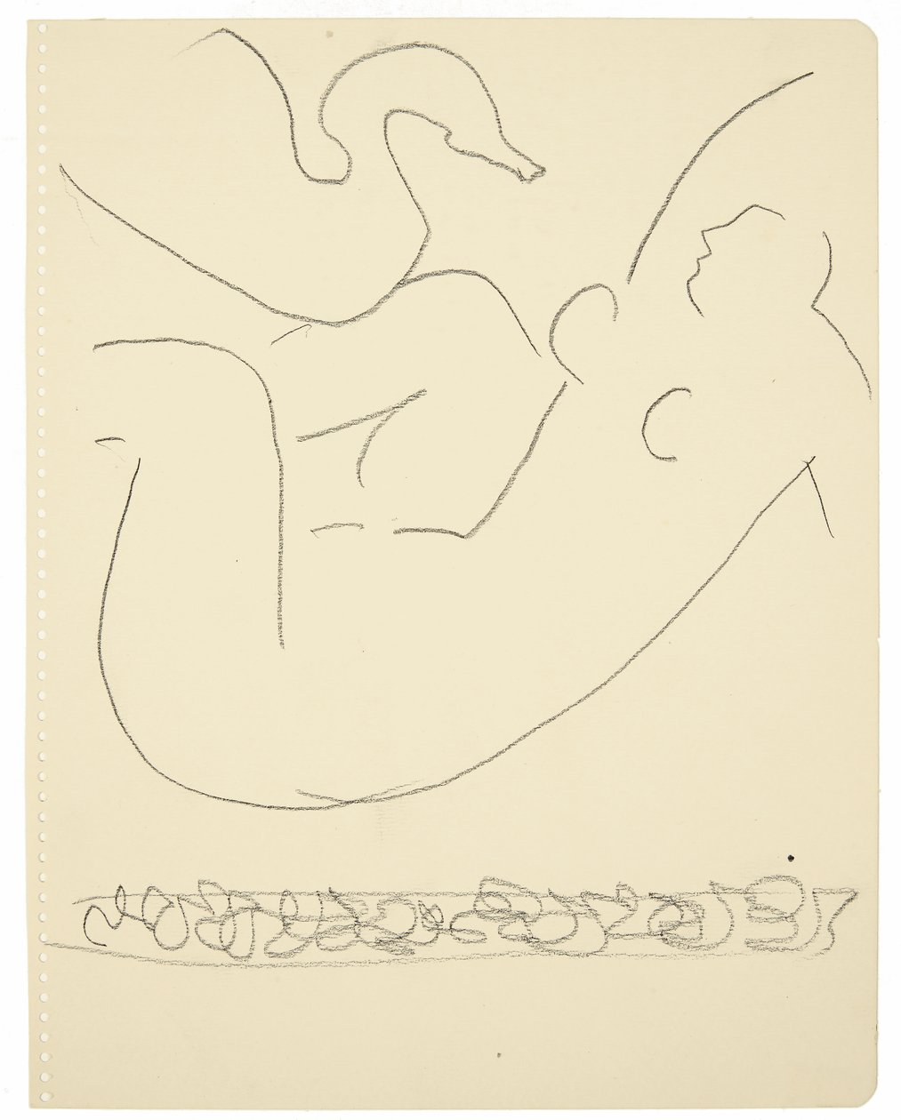Studie (Leda und der Schwan) von Henri Matisse