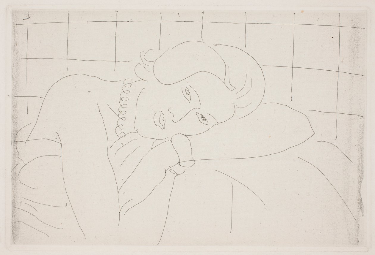 Frau mit Halskette von Henri Matisse
