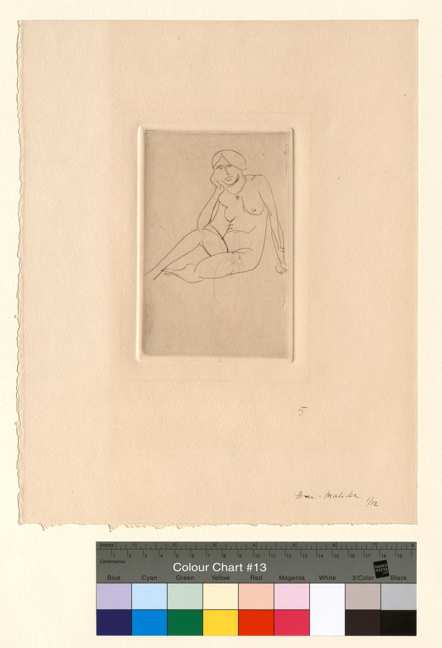 Sitzende Figur - Akt von Henri Matisse