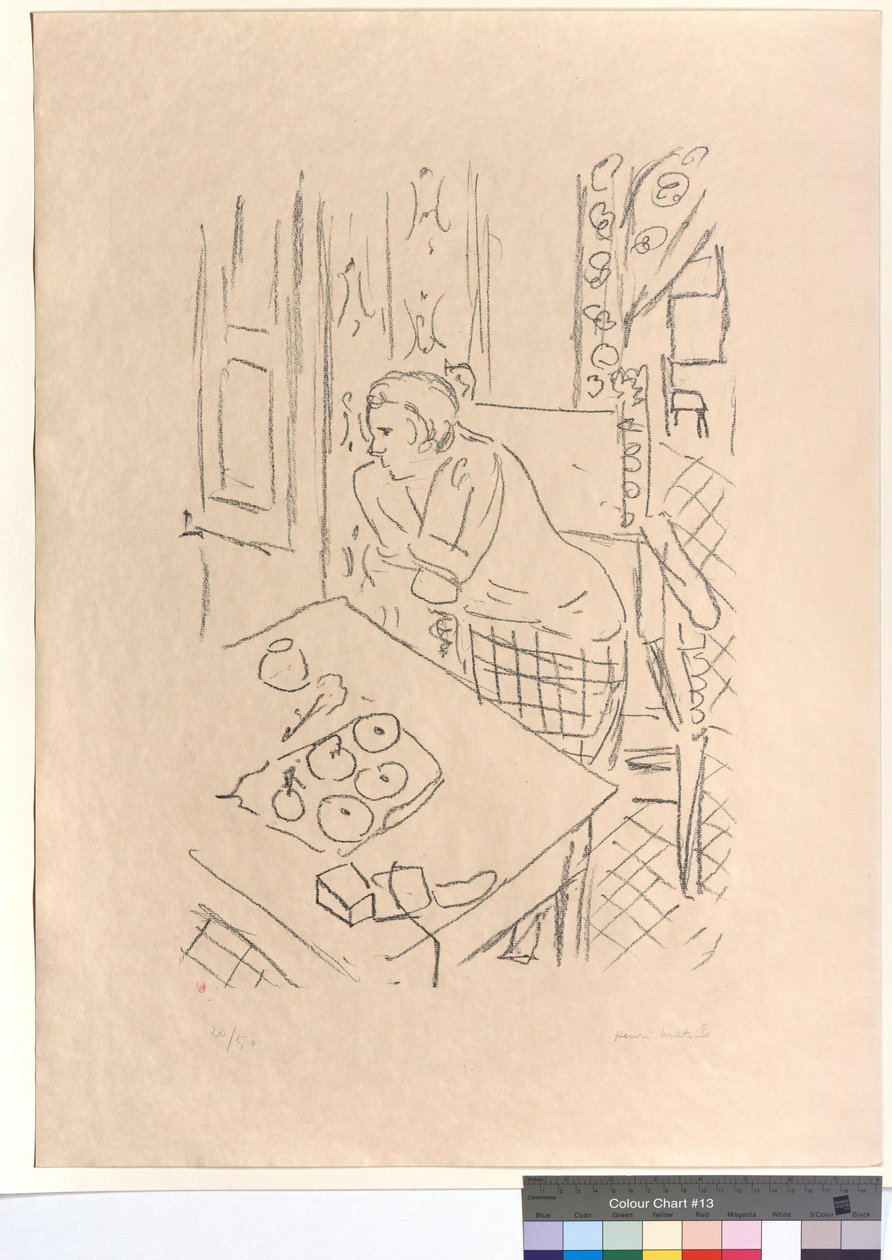 Figur in einem Innenraum von Henri Matisse