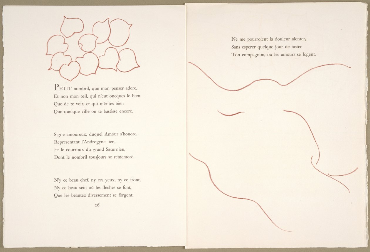 Florilège des Amours de Ronsard, 29. November von Henri Matisse
