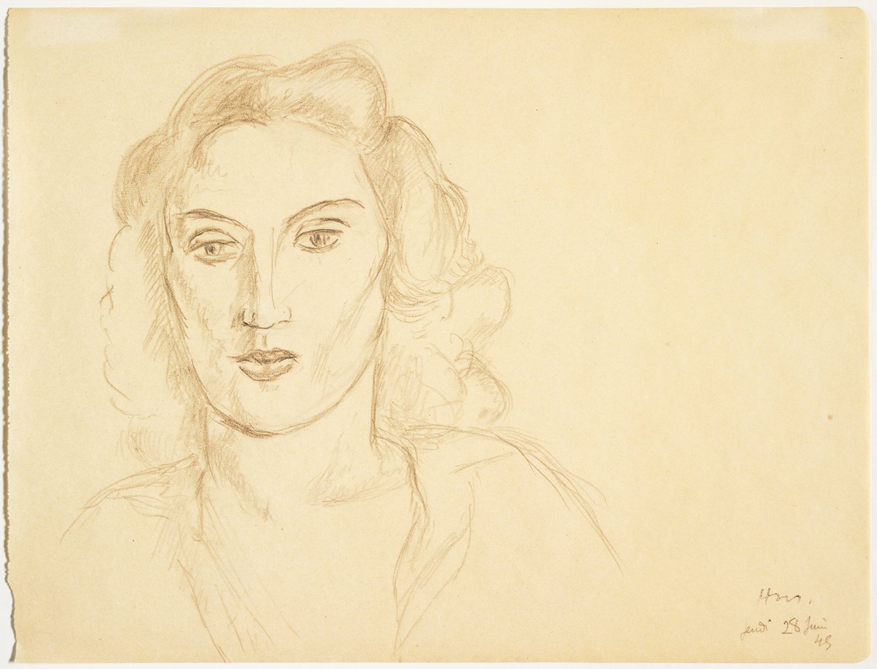 Kopf einer Frau von Henri Matisse