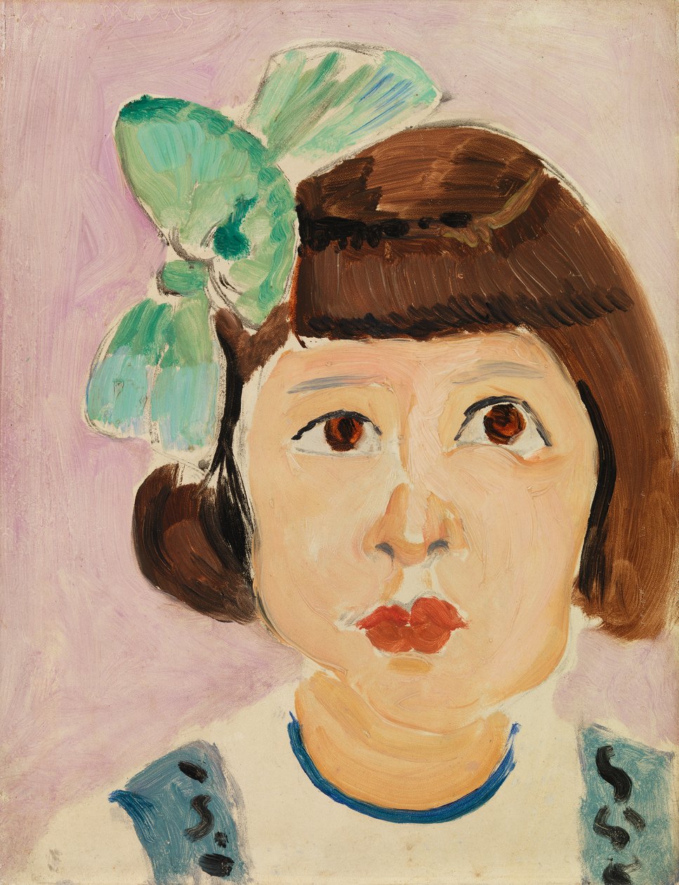 Kopf eines jungen Mädchens (Tête de fillette) von Henri Matisse