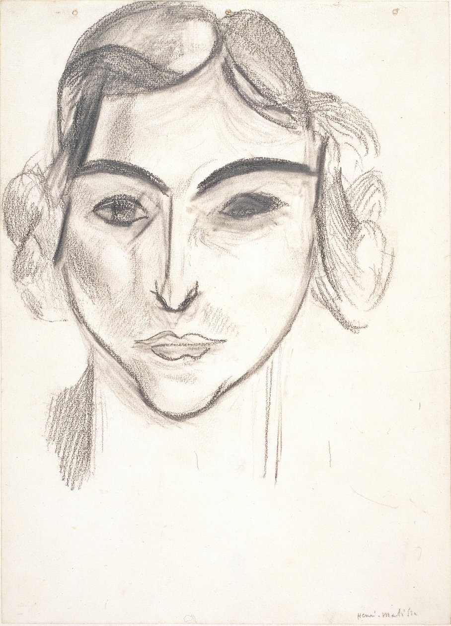 Frauenkopf. Porträt von Laurette von Henri Matisse