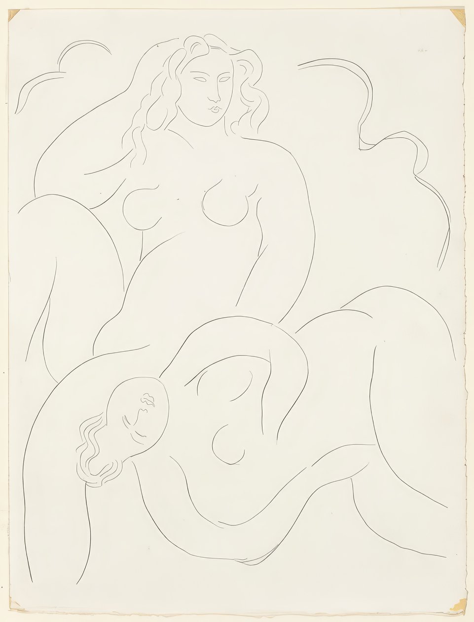 Der Nachmittag eines Fauns: Égloue, Platte 14 aus Poesies de Mallarmé von Henri Matisse