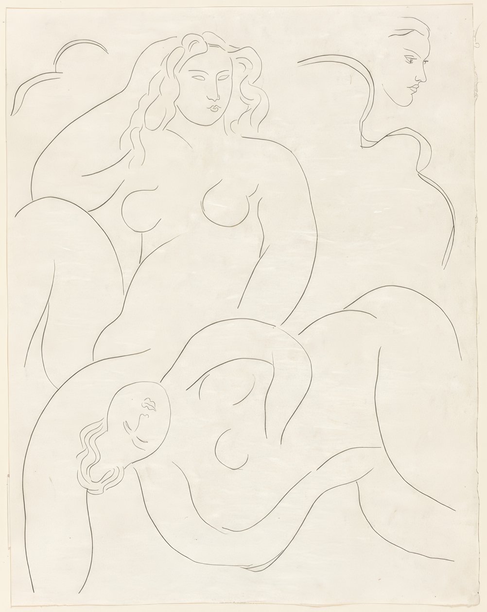 Der Nachmittag eines Fauns: Égloue, Platte vierzehn aus Poesies de Mallarmé von Henri Matisse