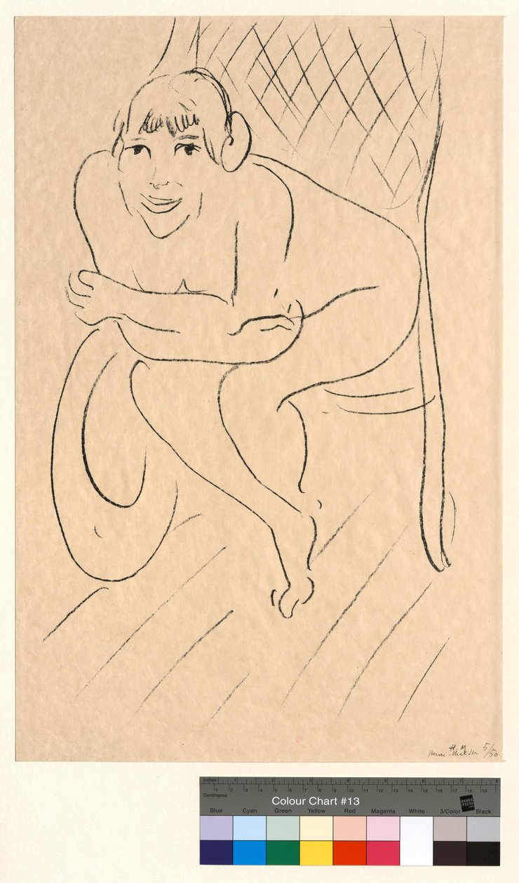Akt im Schaukelstuhl von Henri Matisse