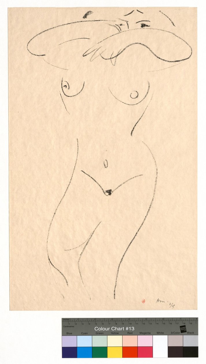 Liegender Akt, die Arme verdecken die Augen von Henri Matisse