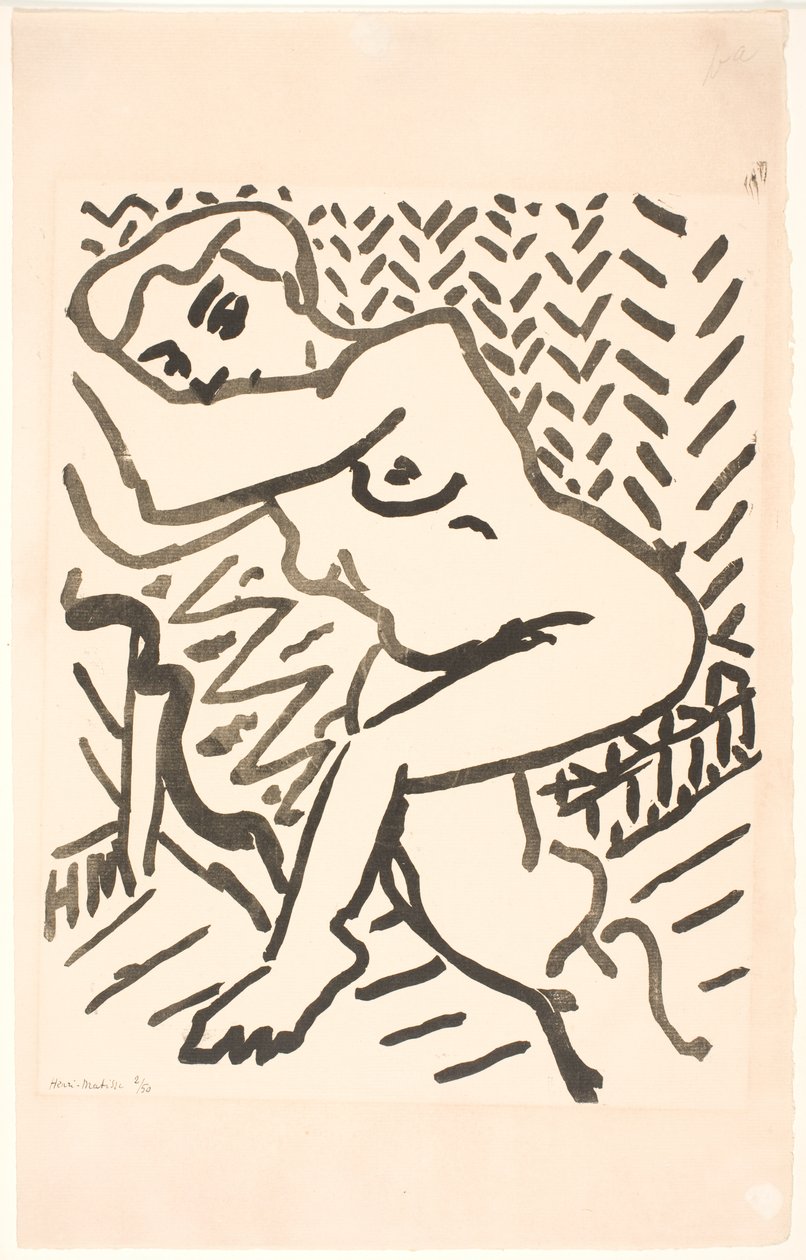 Sitzender Akt von Henri Matisse